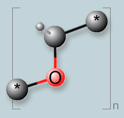 poly(oxymethylen) Strukturformel
