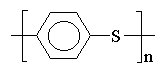 poly(thio-1,4-fenylen) Strukturformel